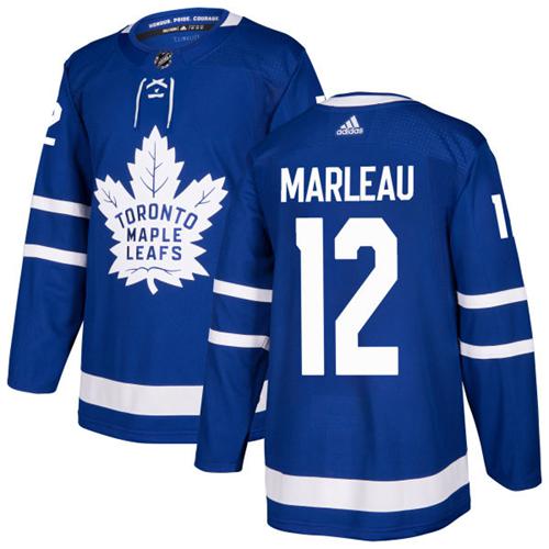 Adidas Toronto Maple Leafs 12 Patrick Marleau Blue Home Authentic Stitched Youth NHL Jersey
